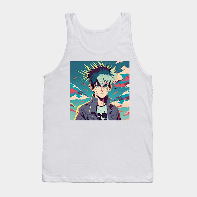 Anime art Tank Top by IOANNISSKEVAS